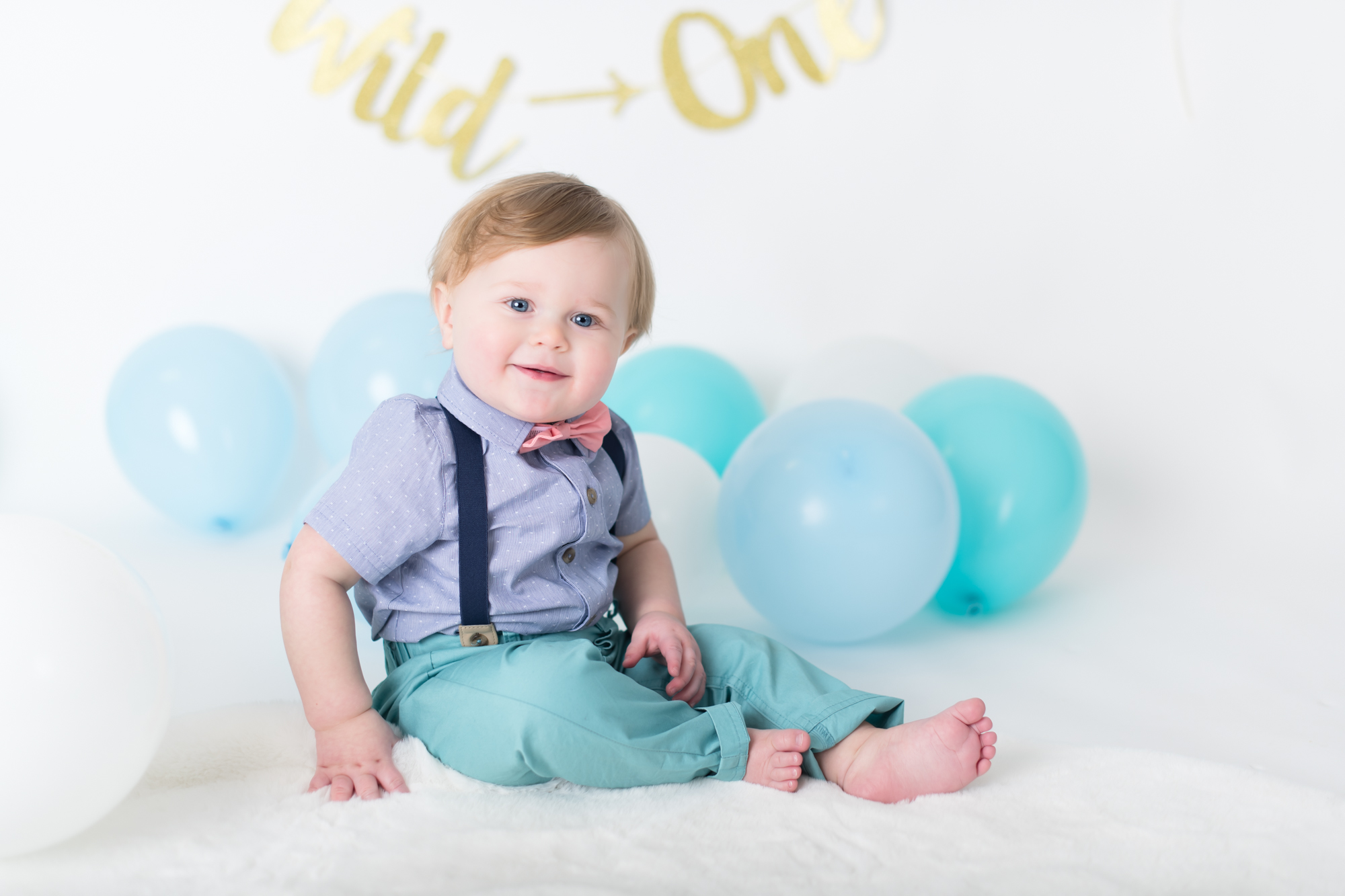 Wild One and a Pink Bowtie - Megan O'Hare Photography